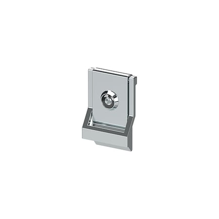 Deltana 4-5/8 x 3 Modern Door Knocker with Viewer Bright Chrome Finish DKMV4U26